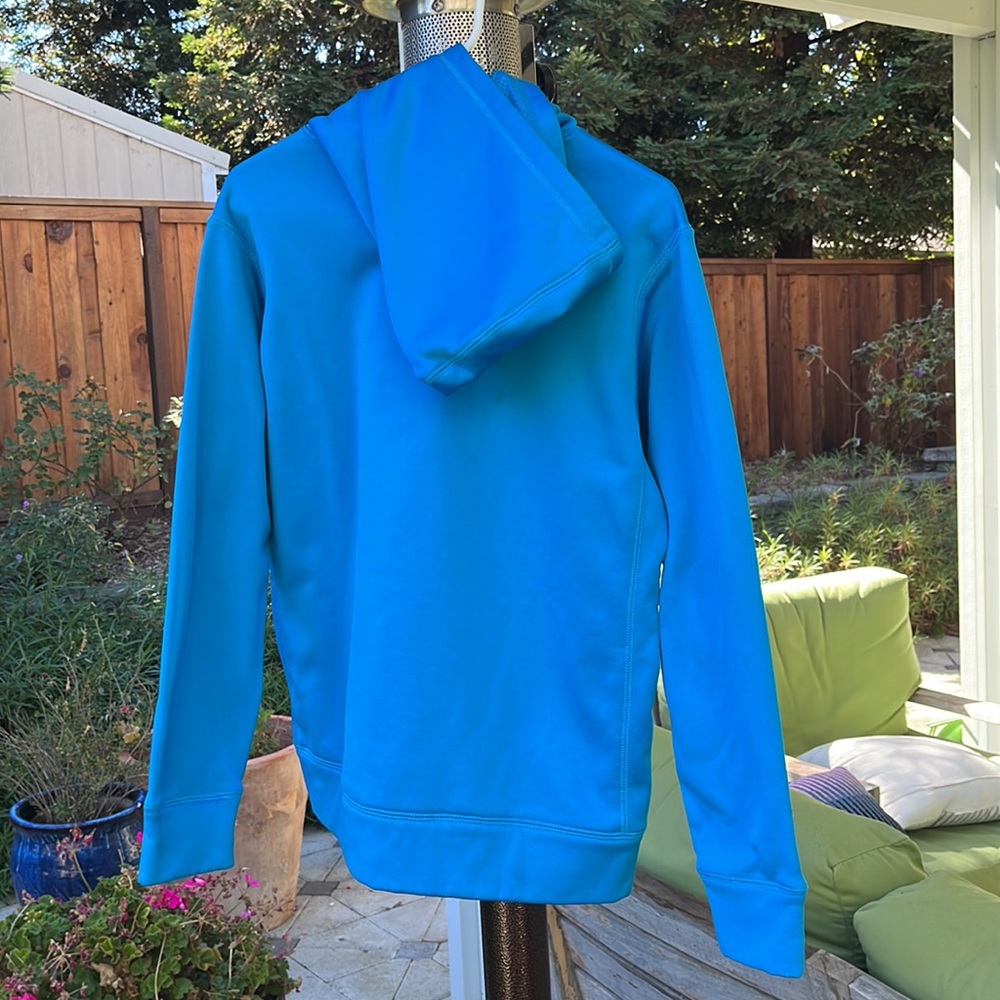 Nike kids XL blue hoodie sweatshirt, pullover, front pocket, fleece insi… - Picture 5 of 7